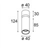 Modular Nyto Surface Adjustable 40 Round 1x LED DE | Deckenlampe / Wandlampe