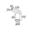 Modular Nyto Surface Adjustable 50 Square 1x LED DE | Deckenlampe / Wandlampe