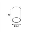 Modular Smart Tube Surface 48 Outdoor 1x DE | Ceiling lamp