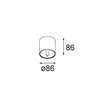 Modular Smart Tube Surface 82 S Outdoor 1x DE | Deckenlampe