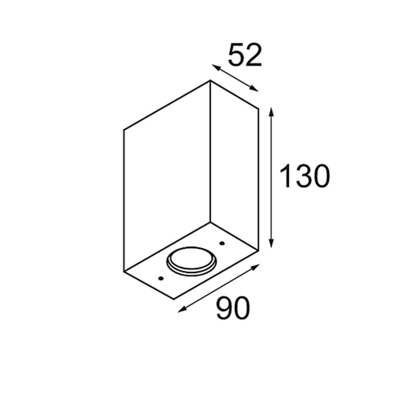 Modular Sulfer Wall Up/Down 2x IP54 LED DE | Wandlampe