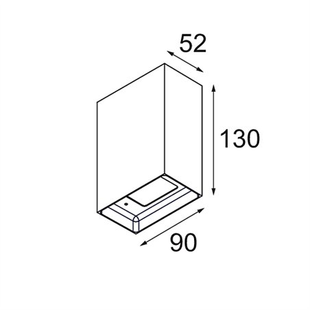 Modular Sulfer Wall Up/Down 2x LED DI | Wall lamp