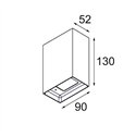 Modular Sulfer Wall Up/Down 2x LED DE | Wall lamp
