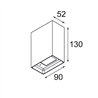 Modular Sulfer Wall Up/Down 2x LED DE | Wandlampe