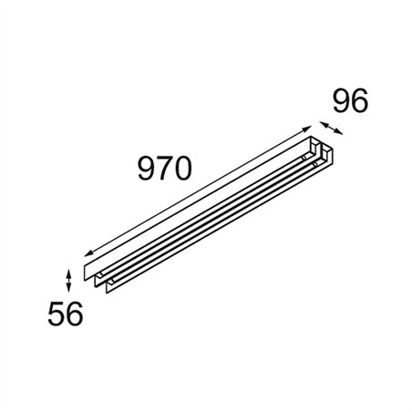 Modular United Surface 974 2x LED DI | Ceiling lamp / Wall lamp