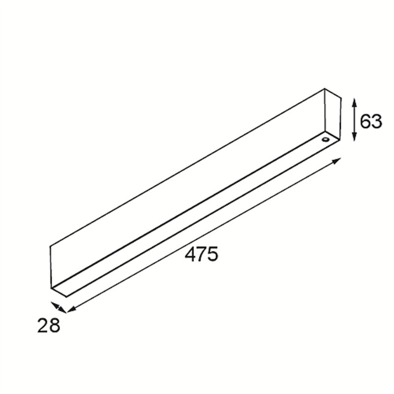 Modular LED Driver Constant Voltage 48V Surface (For Suspended Mounting) 150W