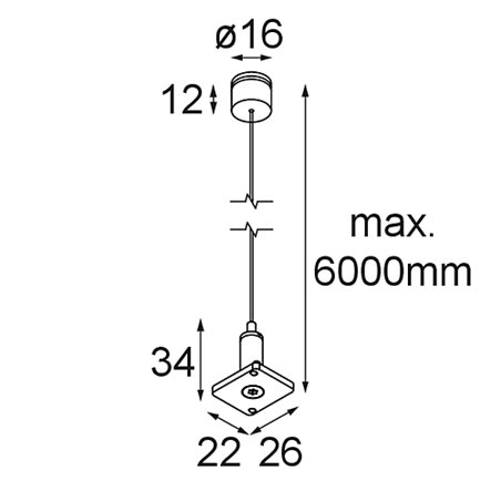 Modular Track 48V High Suspension Kit 6000