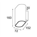 Modular Duell Wall Up/Down 2x LED DI | Wall lamp