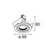 Modular K 1 Recessed Adjustable 89 1x GU10 DE | Einbauspot
