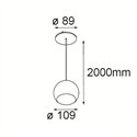 Modular Marbul Suspended 109 1x LED DE | Suspension lamp