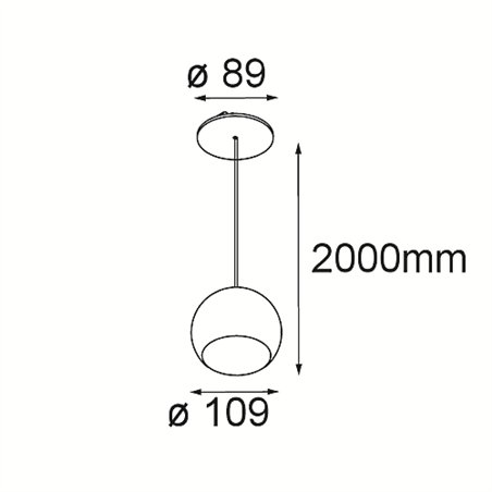 Modular Marbul Suspended 109 1x LED DE | Suspension lamp