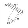 Modular Minude Track 48V Adjustable 45 1x LED | Schienenbeleuchtung