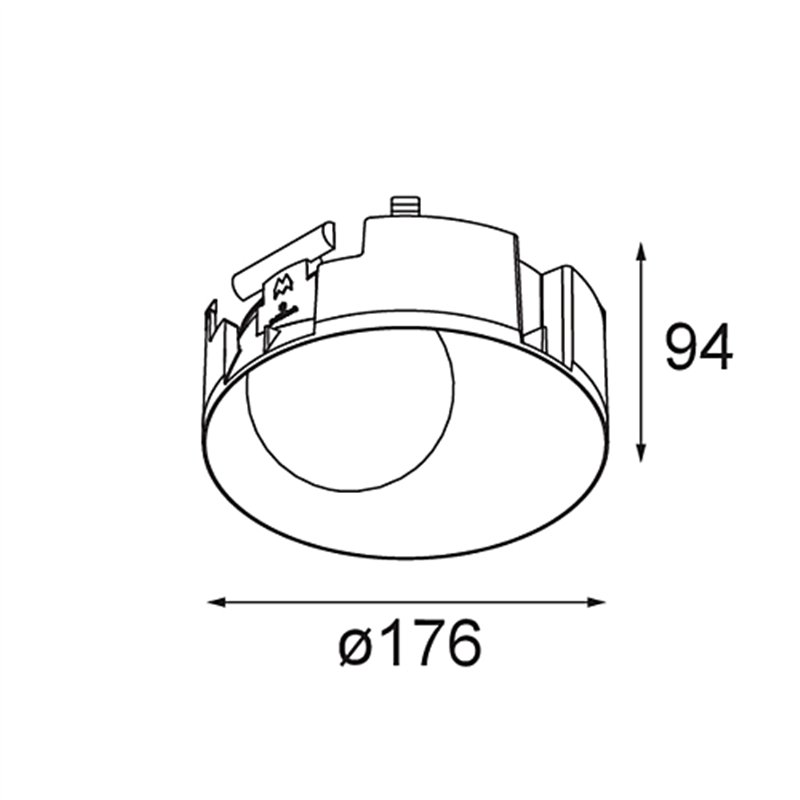 Modular Shellby Recessed Trimless 176 1x IP55 LED DE | Einbauspot