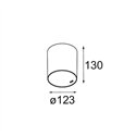 Modular Smart Tube Surface 115 1x 1800-3000K WD DI 350mA | Ceiling lamp