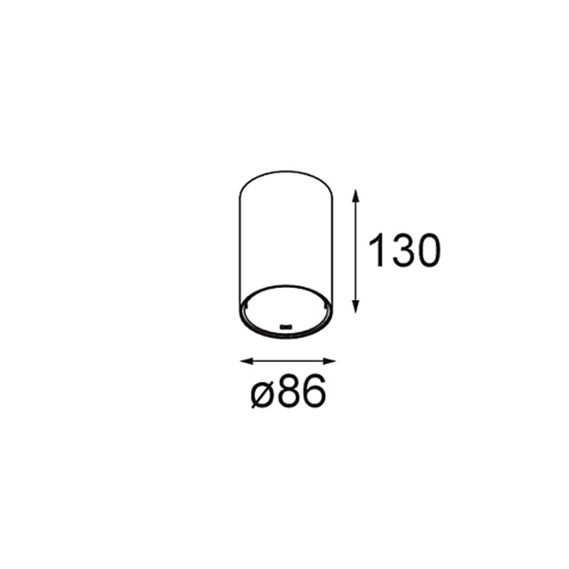 Modular Smart Tube Surface 82 L 1x 1800-3000K WD DI 350mA | Deckenlampe