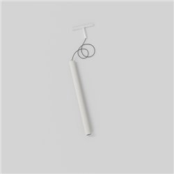Modular Extruded Stripped Track 48V Suspended 46 600 1x LED DI | Track lighting fixture