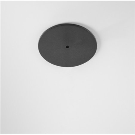 Modular Power Feed and Suspension Canopy Semi-Recessed Round 2P Extruded Stripped DE