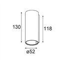 Modular Smart Tube Wall Up/Down 48 2x DE | Wall lamp