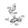 Modular Nomad Surface Adjustable 2x LED AR111 DI | Deckenlampe