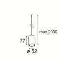 Modular Smart Tube Kompas Suspended 48 1x DE | Suspension lamp