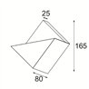 Modular Impulse Square Wall 1x IP44 LED DE | Wandlampe