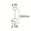 Modular Marbul Suspended Adjustable 109 1x LED DE | Suspension lamp