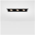 Modular Mini-Multiple Recessed Adjustable M-LED 3x DE | Recessed spot