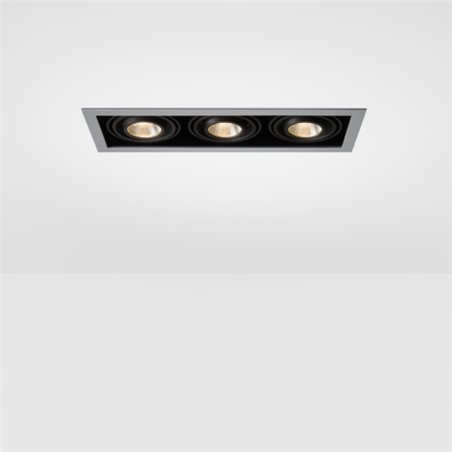 Modular Mini-Multiple Recessed Adjustable M-LED 3x DE | Recessed spot