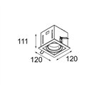 Modular Mini-Multiple Smart Ring Recessed Adjustable 1x LED DE | Recessed spot