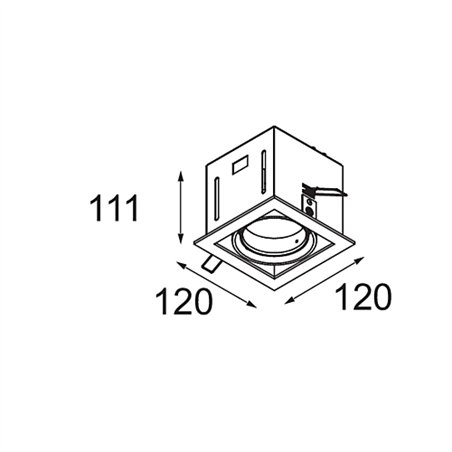 Modular Mini-Multiple Smart Ring Recessed Adjustable 1x LED DE | Recessed spot