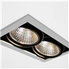 Modular Mini-Multiple Smart Ring Recessed Adjustable 2x LED DE | Einbauspot