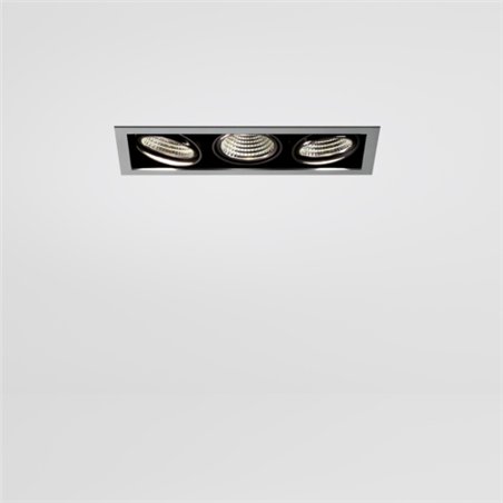 Modular Mini-Multiple Smart Ring Recessed Adjustable 3x LED DE | Recessed spot
