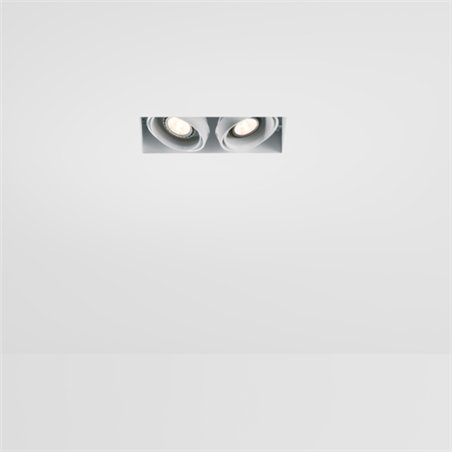 Modular Mini-Multiple Recessed Trimless Adjustable GU10 2x DE | Recessed spot