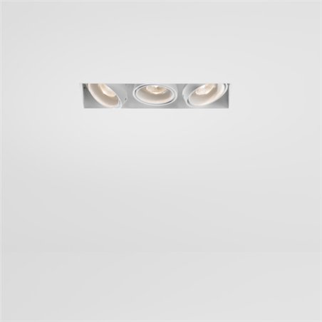 Modular Mini-Multiple Recessed Trimless Adjustable GU10 3x DE | Recessed spot