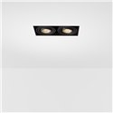Modular Mini-Multiple Recessed Trimless Adjustable M-LED 2x DE | Recessed spot