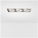 Modular Mini-Multiple Recessed Trimless Adjustable M-LED 3x DE | Recessed spot