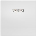 Modular Mini-Multiple Smart Ring Recessed Trimless Adjustable 2x LED DE | Recessed spot