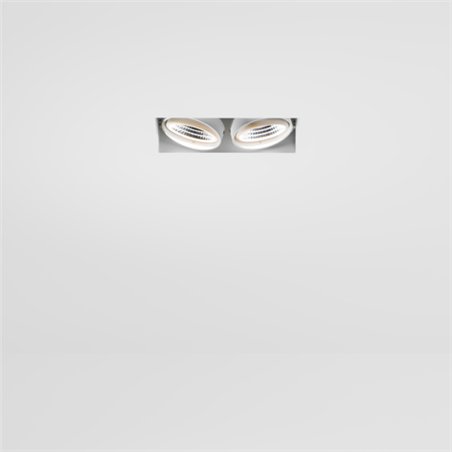 Modular Mini-Multiple Smart Ring Recessed Trimless Adjustable 2x LED DE | Recessed spot