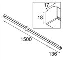 Modular Pista Linear Light Track 48V 1636 1x LED | Track lighting fixture