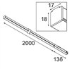 Modular Pista Linear Light Track 48V 2136 1x LED | Schienenbeleuchtung