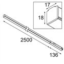 Modular Pista Linear Light Track 48V 2636 1x LED | Track lighting fixture