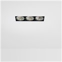 Modular Mini-Multiple Smart Ring Recessed Trimless Adjustable 3x LED DE | Recessed spot