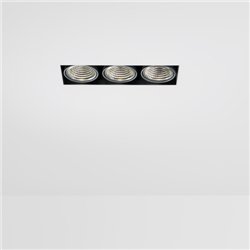 Modular Mini-Multiple Smart Ring Recessed Trimless Adjustable 3x LED DE | Recessed spot