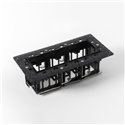 Modular Qbini Frame Recessed Trimless 3x | Recessed spot