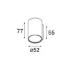Modular Smart Tube Wall 48 1x DE | Wandlampe