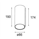 Modular Smart Tube Wall Up/Down 82 XL 2x DE | Wall lamp