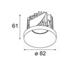 Modular Smart Kup Recessed 82 1x IP55 LED DE | Einbauspot