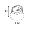 Modular Smart Kup Recessed 82 1x LED DE | Recessed spot