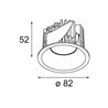 Modular Smart Lotis Recessed 82 1x IP55 LED DE | Einbauspot