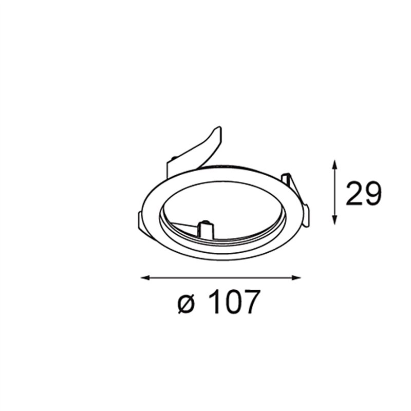 Modular Ring Recessed 82 Wink 1x